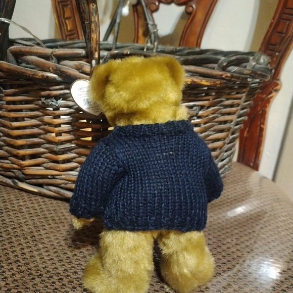 Ty Classics Salty The Bear Beanie Babies Vintage Teddy Plush Soft Toy | 1990s Re - Picture 2 of 6